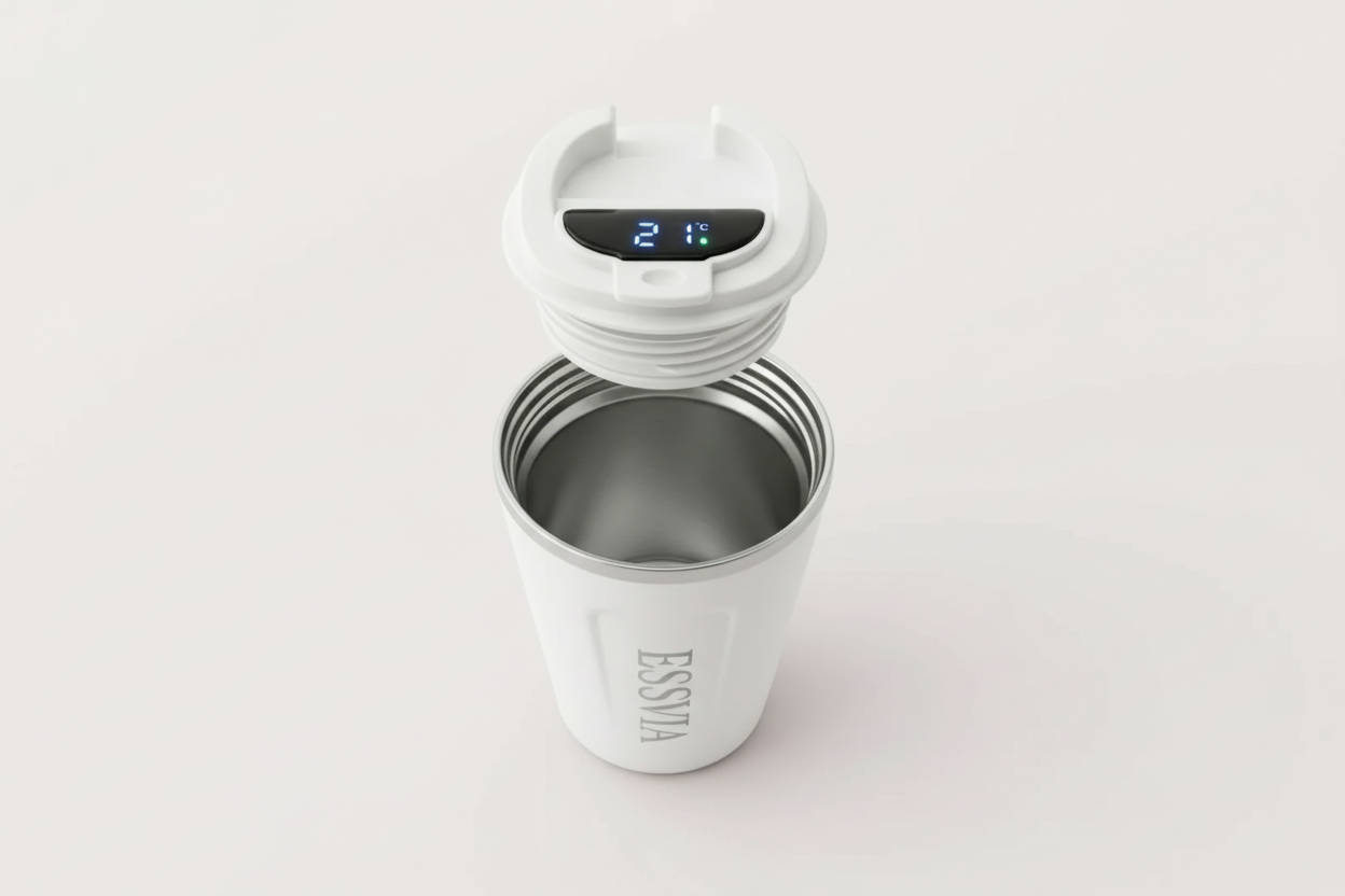 Koffiebeker Glacier White