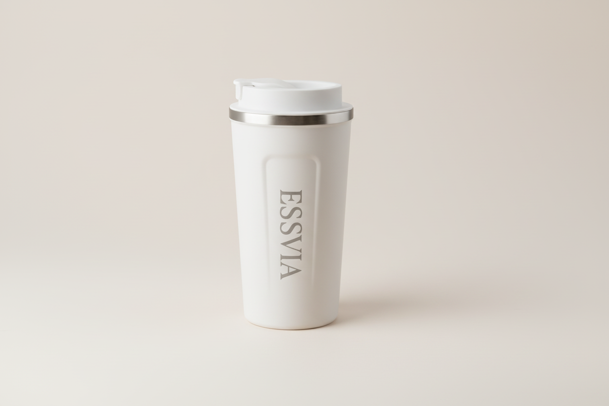 Koffiebeker Glacier White